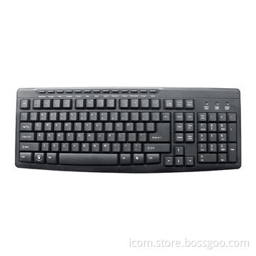 Multimedia Keyboard with 104 Standard Keys and 13 Enhanced Hot Keys